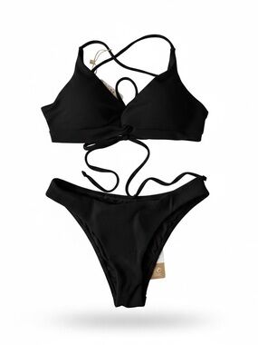 NWT BERLOOK Black Bikini Set